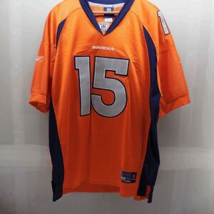 New Reebok Denver Broncos Tim Tebow #15 Jersey Orange NFL On Field Size 54 NWT